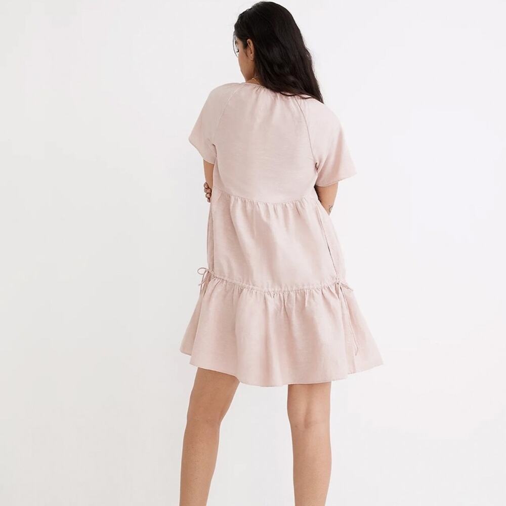 Madewell Linen Blend Lorelei Mini Dress - Picture 2 of 15